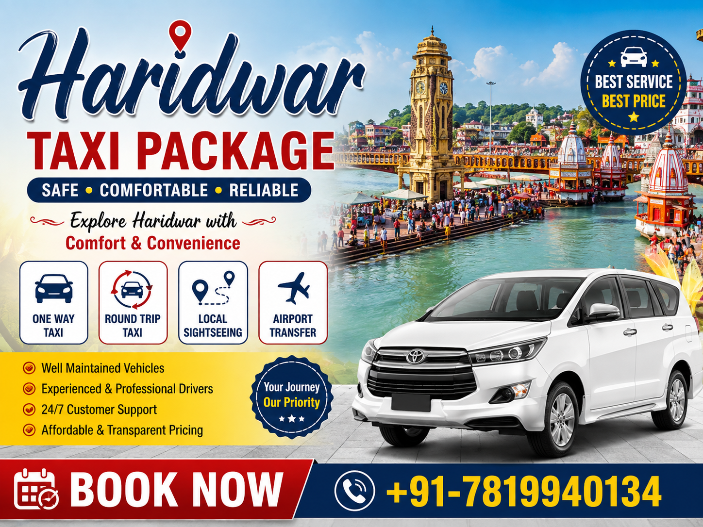 Haridwar Taxi Package